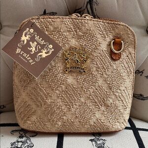 Pratesi Brand New small crossbody purse 6”x7”
